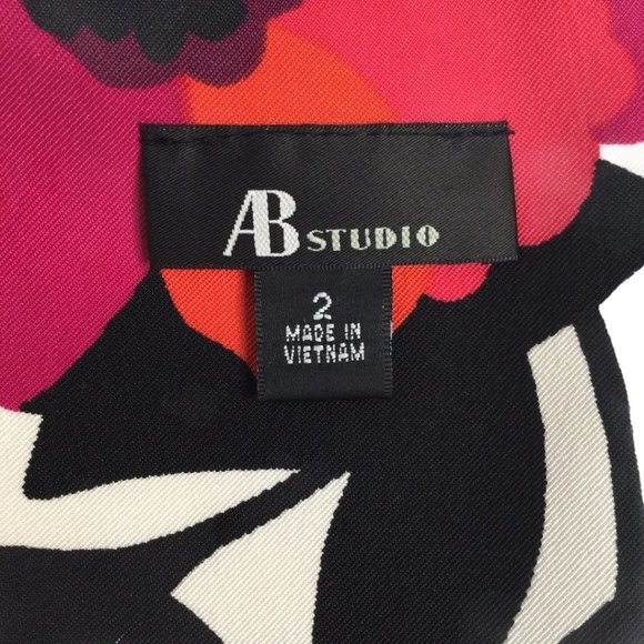 Ab Studio Floral Print Sleeveless Sheath Dress - Picture 7 of 11